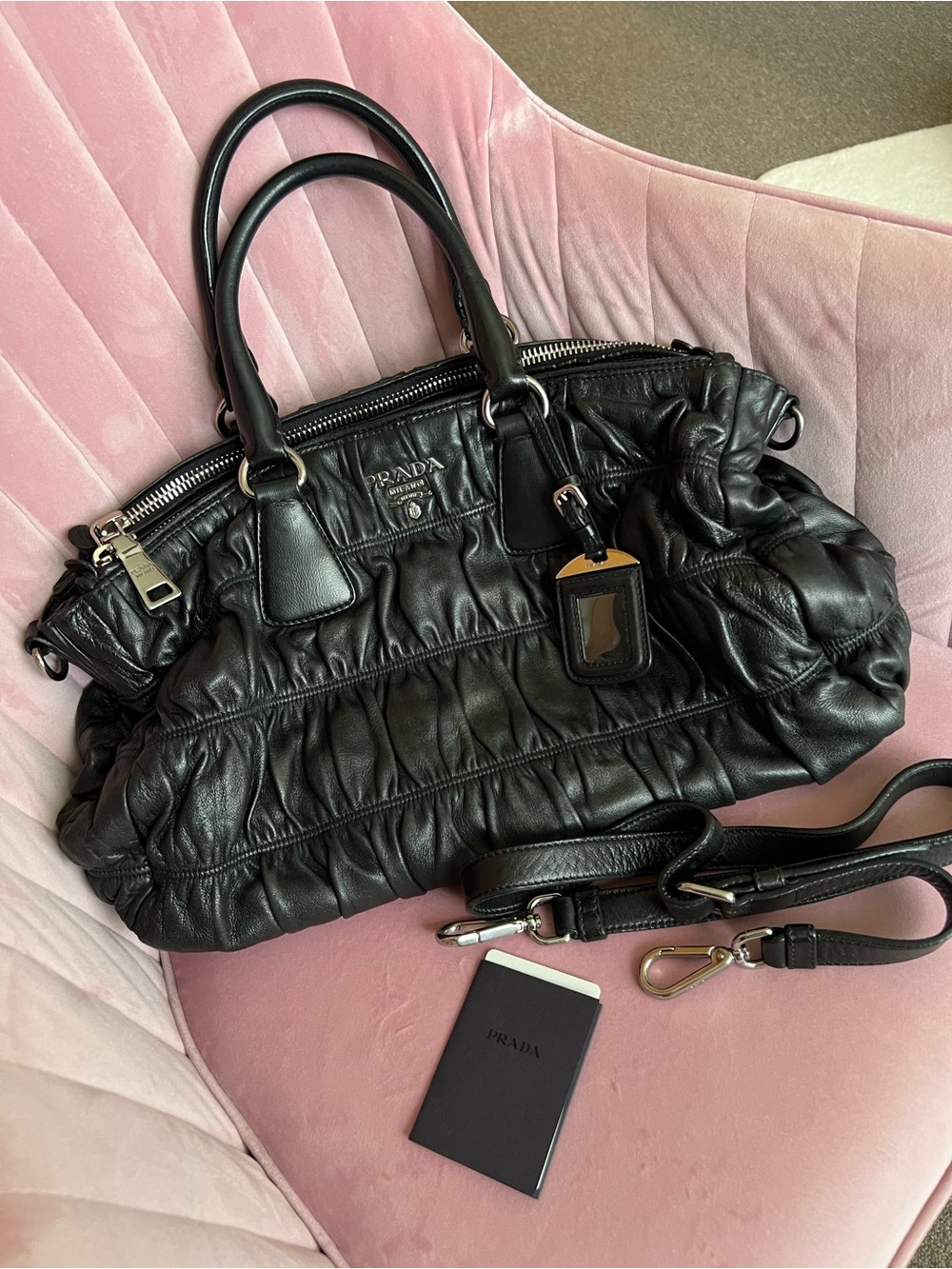 Authentic Prada Nappa Gaufre Bag